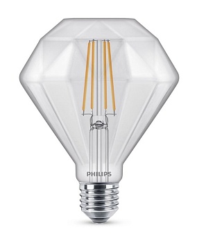 Лампа светодиодная LED Classic 40W Diamond E27 2700K CL D Philips