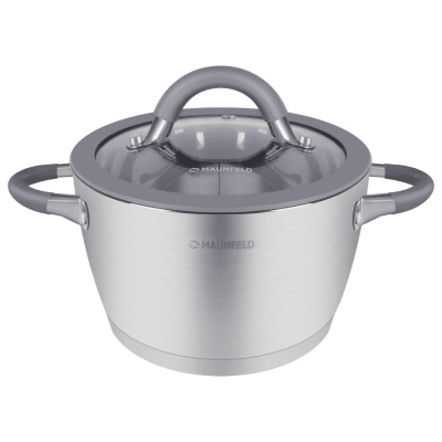 Кастрюля из нержавеющей стали 4,2л MAUNFELD LEONA MF50LN01CR