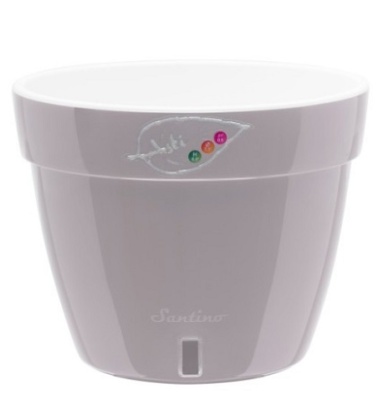 Горшок двойной 6 л ASTI Серый-Белы