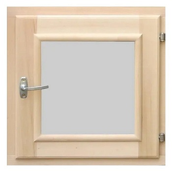 Форточка для сауны 50x50 стеклопакет липа Dorwood