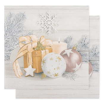 Салфетки бумажные Праздничный натюрморт 33x33 см Bouquet Home Collection Classic 20 шт