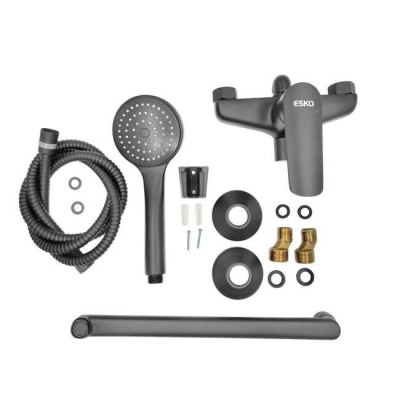 Смеситель Lagos Gun Metal для ванны ESKO LG54GM