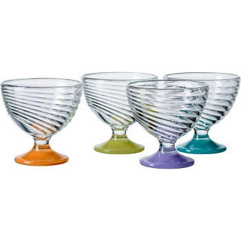 Креманка Бриз с цветным дном 300 мл ОСЗ 03с1093 ЛМ Н