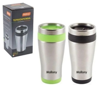 Термокружка FELICITA нержавеющая сталь, 450мл Mallony
