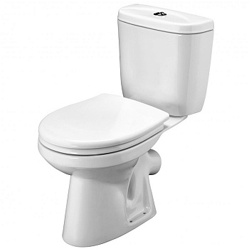 Унитаз-компакт Анимо напольный (сиденье полипропилен, косой выпуск) Santek