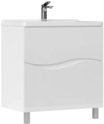 Тумба напольная Volna 80.2Y с умывальником Миранда 80