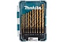 Набор сверл по металлу HSS-TiN Economy 1.5 - 6.5 мм (13 шт.), Makita D-72855