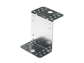 Уголок крепежный Z-образный 90х45x65 мм KUZ белый цинк, STARFIX