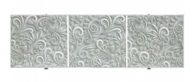 Экран под ванну Узор белый 3D 1500 мм COMFORT ALUMIN