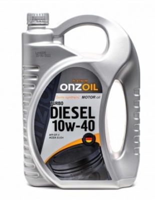 Масло моторное полусинтетическое ONZOIL SAE 10W-40 Turbo Diesel Lux CF-4 (4.5 л)