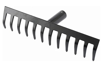 Грабли прямые без черенка 12 зубьев СИБРТЕХ 61746