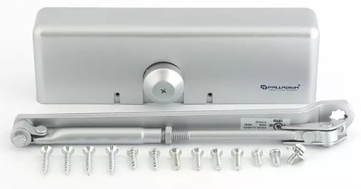 Доводчик дверной 1085 BC серебро PALLADIUM