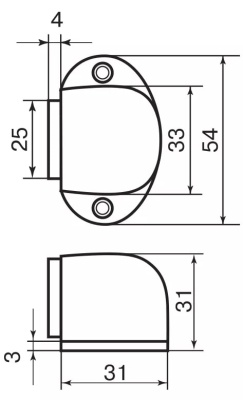 Стопор 02 РС перламутровый хром PALLADIUM