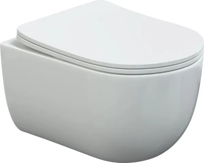 Комплект BERGES инсталляция Visam Slim: кнопка О3,  унитаз VENTAS Rimless EX-043241