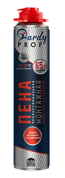 Пена монтажная профессиональная, всесезонная 1000 мл HARDY 65