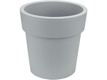Кашпо ТУБУС 15см 1.1л смоки IDEA М3164
