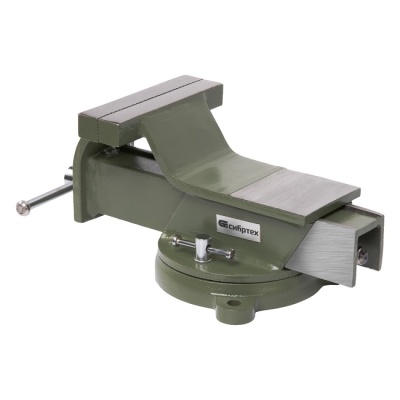 Тиски слесарные, 125 мм, стальные, поворотные, Сибртех 18619