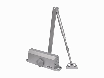 Доводчик дверной 60-90 серебристый Фабрика замков