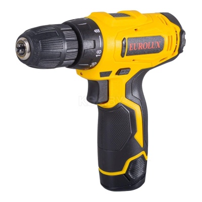 Дрель-шуруповерт аккумуляторная ДА-12/1Li Eurolux