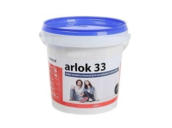 Клей водно-дисперсионный для напольных покрытий 1,3кг Arlok 33 