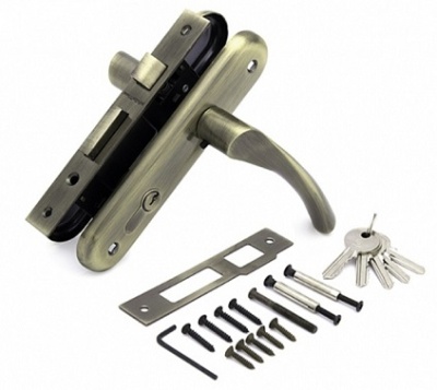 Замок врезной ЗВ AL 1613 AB античная бронза PALLADIUM