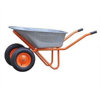Тачка строительная BRADO 2x130 expert PRO, 130л Тачка строительная BRADO 2x130 expert PRO, 130л