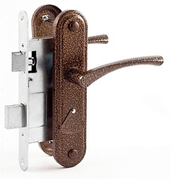 Замок врезной ЗВ9.2-01 бронза Омега