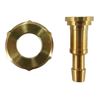 Штуцер со съемной гайкой М22 левая резьба для шлангов 6мм и 9мм SKYWELD 002.1320.01