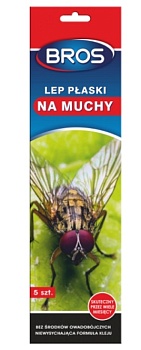 Клеевая ловушка от насекомых - полоска 5шт BROS