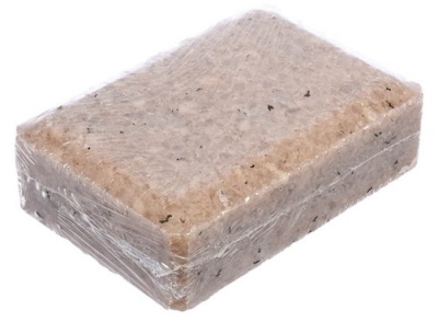 Брикет соляной с травами, для бани Мята 1300 г Банные штучки