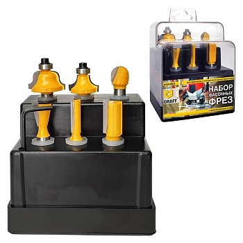 Набор из 6-ти фасонных фрез, 138306 GRAFF