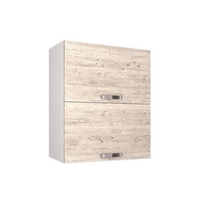 Шкаф настенный ALESIA горизонтальный 72 см Anrex (фасад Сосна Винтаж) (60 см)
