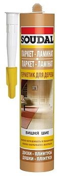 Герметик акриловый для паркета 280 мл Вишня Soudal