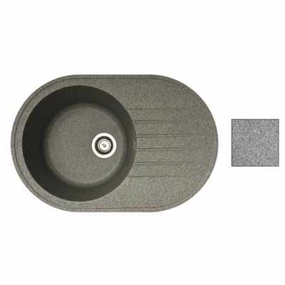 Мойка из искусственного камня, грей, RONDO, BelEvors