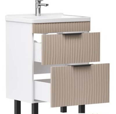 Тумба напольная Lotty 60.2.Y Миранда с умывальником Миранда 60