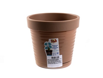 Горшок для цветов пластмассовый 17x15,5 см 2,3 л, 29035
