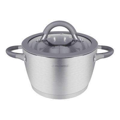 Кастрюля из нержавеющей стали 3,2л MAUNFELD LEONA MF40LN01CR