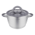 Кастрюля из нержавеющей стали 3,2л MAUNFELD LEONA MF40LN01CR