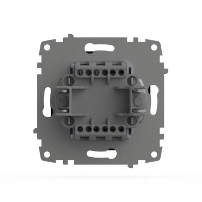 Выключатель 1-клавишный Zena-Vega 10А вантаблэк EL-BI 609-014800-209 (проходной)