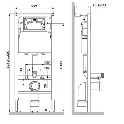 Инсталляция для унитаза PrimeFit AM.PM I012709