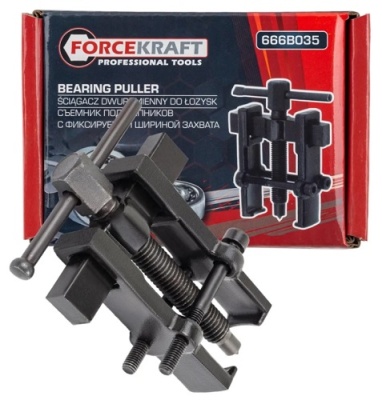 Съемник подшипников двухзахватный с фиксацией 8-35мм, ForceKraft FK-666B035