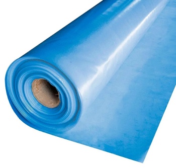 Пленка полиэтиленовая ПВД 1 сорт SKIPER 120 мкм рукав 1,5-3м голубая