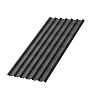 Лист кровельный ONDULINE x5 SR-150 3D (графит) 1.95х0.96м