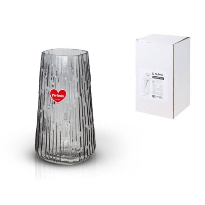 Ваза стеклянная Сharming 22.5х11.5 см Perfecto Linea 30-000230