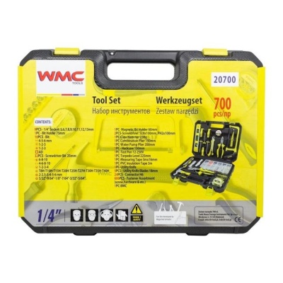 Набор инструментов (700 предметов) WMC TOOLS WMC-20700