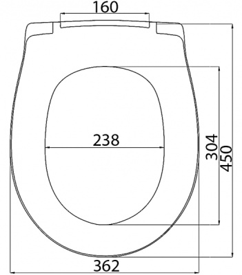 Сиденье для унитаза SD 12u АВН