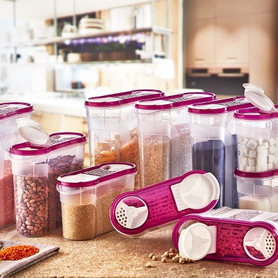 Емкость для сыпучих продуктов пластмассовая 2150 мл 30313R DDStyle