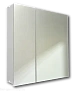 Шкаф навесной зеркальный Гамма 60.16 (белый)