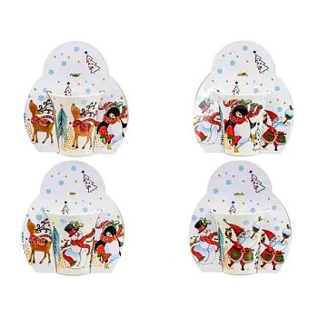 Кружка фарфоровая Новогодняя 400 мл Belbohemia ZPX226923