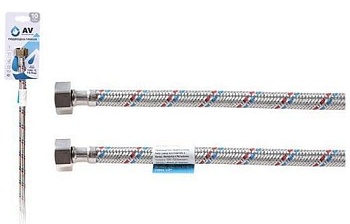 Подводка гибкая для воды гайка 1/2 - гайка 1/2, 150см (AVE200150) AV Engineering